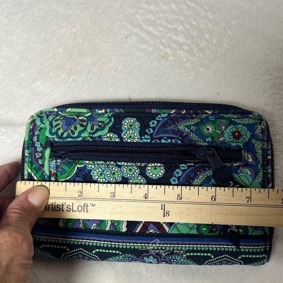 Vera Bradley Blue and Green Paisley 6 piece  Tote Set - Picture 12 of 16